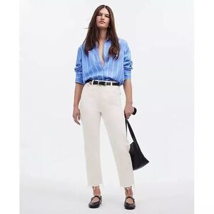 Madewell Women's Straight Leg Jeans - Cream